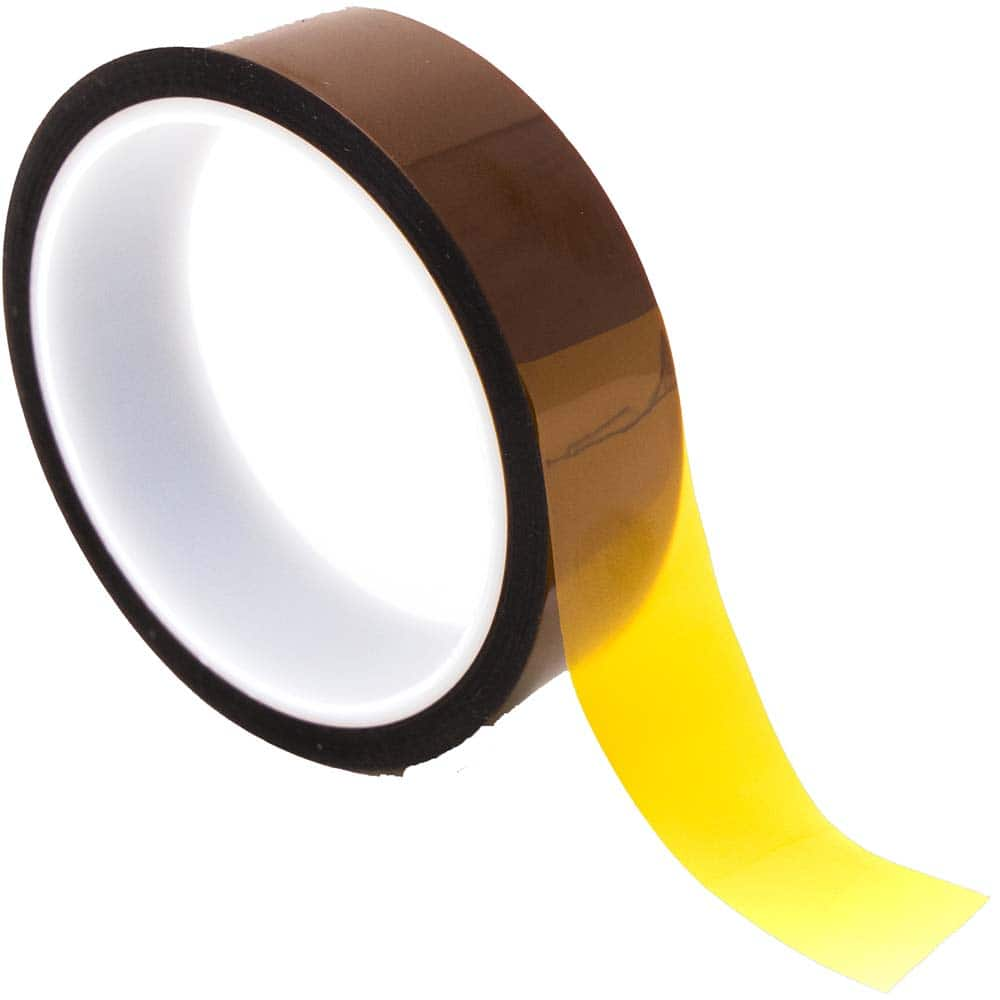 Bertech - Film Tape; Material Type: Polyimide ; Thickness (mil): 3.5000 ; Color: Amber ; Adhesive Material: Silicone ; Width (Inch): 15/16 ; Length (Feet): 108.000 - Exact Industrial Supply