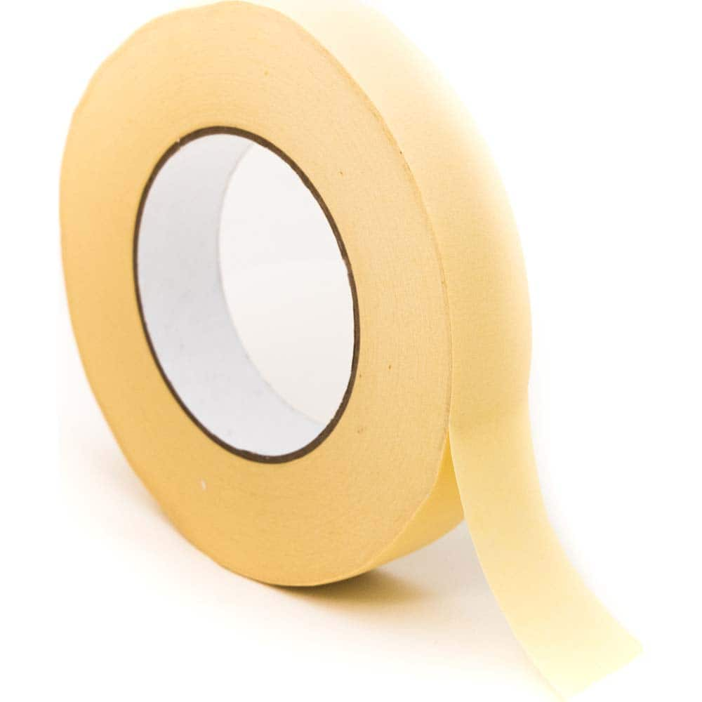 Bertech - Masking & Painters Tape; Tape Type: High Temperature Masking Tape ; Material Type: Crepe Paper ; Width (Inch): 1-1/4 ; Length (Feet): 180.000 ; Length (yd): 60.00 ; Color: Beige - Exact Industrial Supply