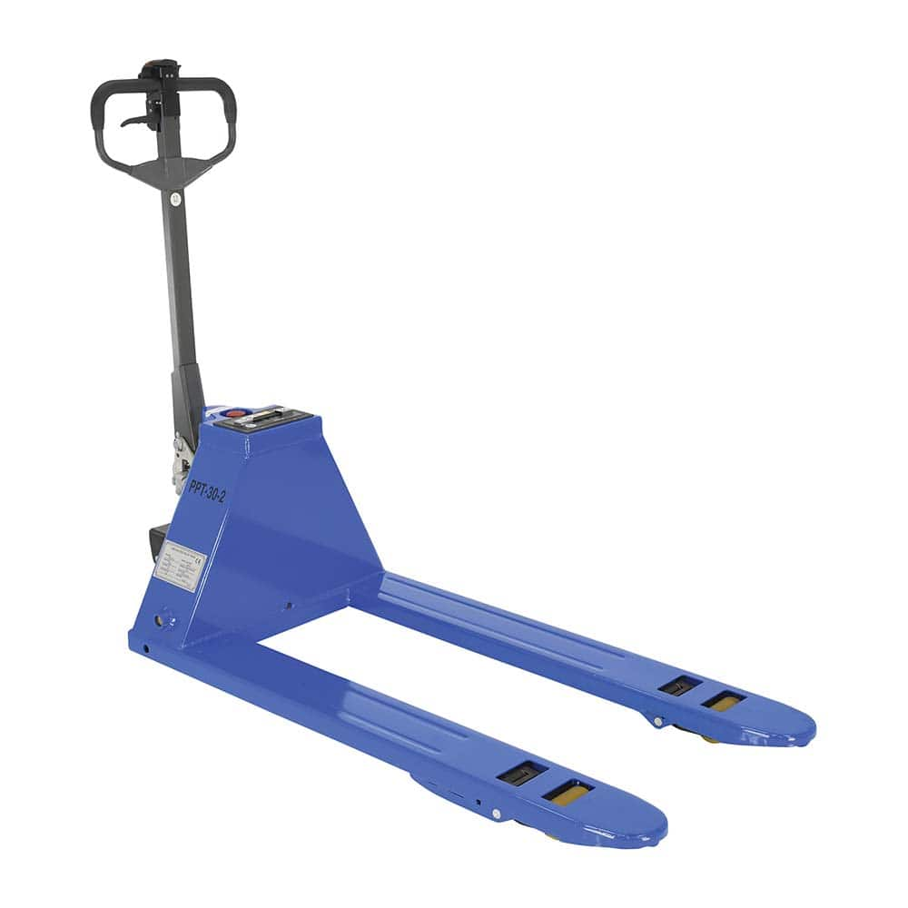 Vestil - Pallet Trucks/Jacks; Type: Quick Lift Pallet Truck ; Load Capacity (Lb.): 3000.000 ; Overall Width (Inch): 27 ; Length of Forks (Inch): 48 ; Fork Width (Inch): 27 ; Low Height (Inch): 3-13/64 - Exact Industrial Supply