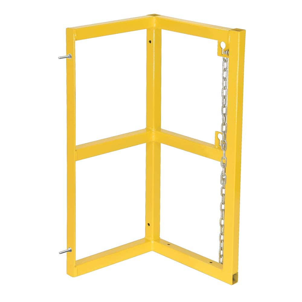 Vestil - Gas Cylinder Carts, Racks, Stands & Holders; Type: Cylinder Barricade Rack ; Fits Cylinder Diameter: 4, 5, 6, 7, 8, 9, 10, 11, 12, 13, 14 (Inch); Number of Cylinders: 0 ; Width (Inch): 15-1/4 ; Width (Decimal Inch): 15.2500 ; Height (Inch): 32 - Exact Industrial Supply