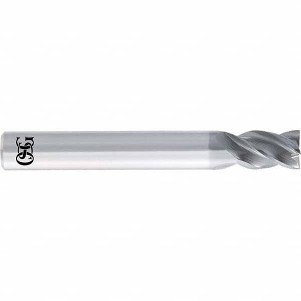 Square End Mill: 5/8'' Dia, 1-5/8'' LOC, 5/8'' Shank Dia, 5'' OAL, 4 Flutes, Solid Carbide Single End, Duarise Finish, Straight Flute, Variable Helix, Centercutting, RH Cut, RH Flute, Series 8200