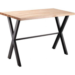 National Public Seating - Stationary Tables Type: Cafeteria Tables Material: Maple Wood; Steel - A1 Tooling