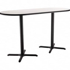 National Public Seating - Stationary Tables Type: Breakroom Material: HPL Particleboard Core w/T-Mold; Steel - A1 Tooling