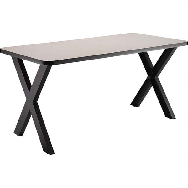 National Public Seating - Stationary Tables Type: Cafeteria Tables Material: HPL Top; MDF Core w/Protect Edge; Steel - A1 Tooling