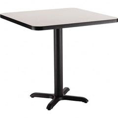 National Public Seating - Stationary Tables Type: Breakroom Material: HPL Particleboard Core w/T-Mold; Steel - A1 Tooling