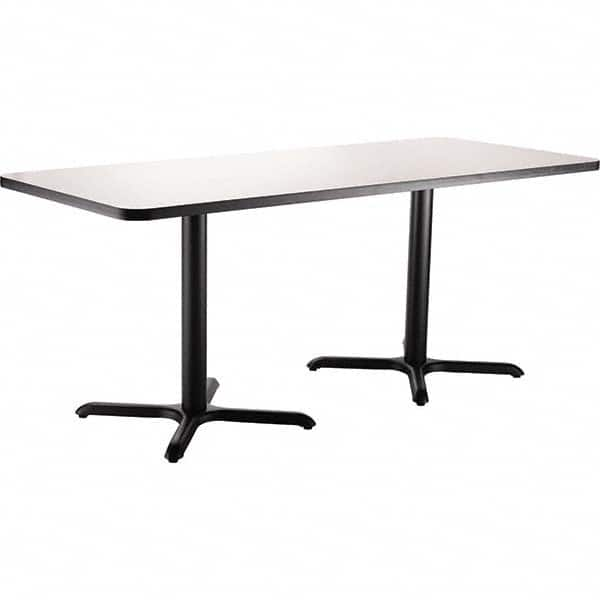 National Public Seating - Stationary Tables Type: Breakroom Material: HPL Particleboard Core w/T-Mold; Steel - A1 Tooling