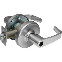 Institution Lever Lockset for 1-3/4 to 2″ Doors Key-in Lever, 2-3/4″ Backset, Satin Chrome Finish