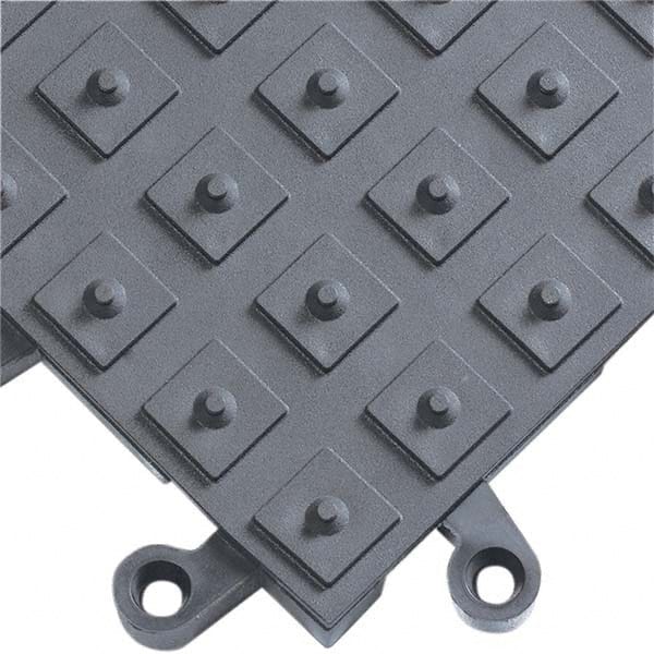 Wearwell - 1 10-Piece 18" Long x 18" Wide x 7/8" Thick, Modular Matting System - A1 Tooling