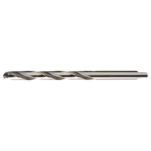 15/32 RHS / RHC HSS+TCT 118 Degree Radial Point Carbide-Tipped Heavy Duty Taper Length Drill - Bright - Exact Industrial Supply