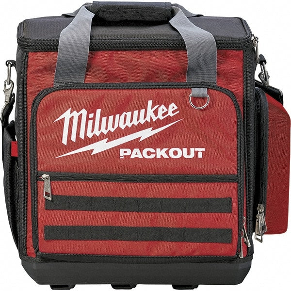 Milwaukee Tool - 58 Pocket, Ballistic Polyester, Red/Black Laptop Tool Bag - A1 Tooling