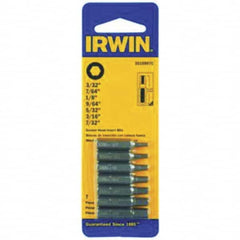 Irwin - 7/32" Square Size Insert Bit Set - A1 Tooling