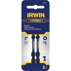 Irwin - Power & Impact Screwdriver Bit Sets Point Type: Square Drive Size: 1/4 Hex - A1 Tooling