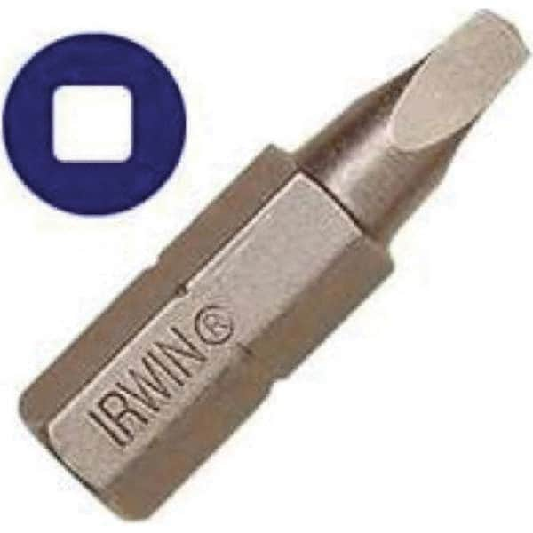 Irwin - Power & Impact Screwdriver Bit Sets Point Type: Square Drive Size: 1/4 Hex - A1 Tooling