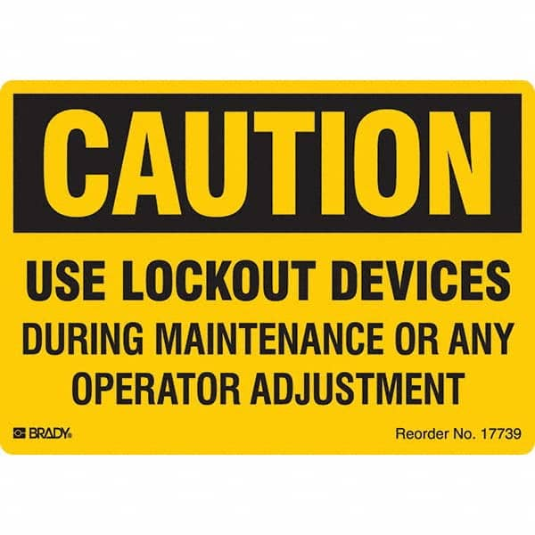 Brady - Safety & Facility Labels Message Type: Accident Prevention Header: CAUTION - A1 Tooling