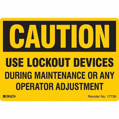 Brady - Safety & Facility Labels Message Type: Accident Prevention Header: CAUTION - A1 Tooling