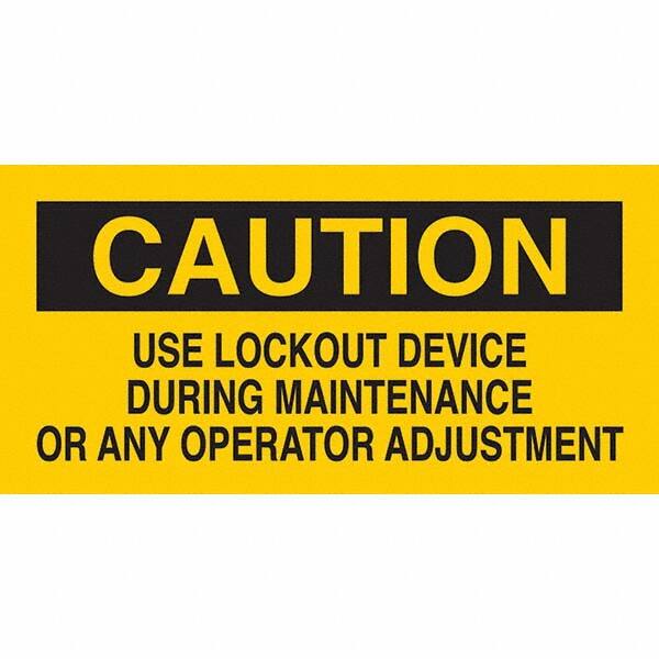 Brady - Safety & Facility Labels Message Type: Accident Prevention Header: CAUTION - A1 Tooling