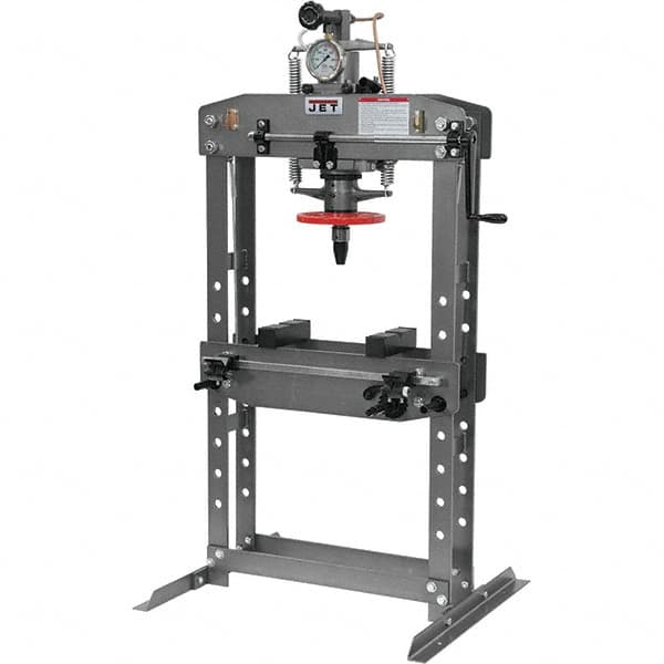 Jet - 15 Ton Hydraulic Shop Press - 4-1/2 Inch Stroke - A1 Tooling