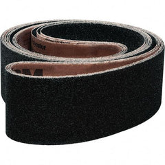 VSM - 1" Wide x 30" OAL, 600 Grit, Silicon Carbide Abrasive Belt - Silicon Carbide, Medium, Coated, X Weighted Cloth Backing, Wet/Dry, Series CK721X - A1 Tooling