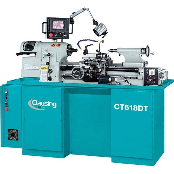 Clausing - Bench, Engine & Toolroom Lathes   Machine Type: Toolroom Lathe    Spindle Speed Control: Variable Speed Pulley - A1 Tooling