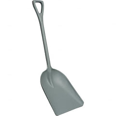 Remco - 17" High x 14" Wide Square Plastic Shovel - 42" Long Plastic D-Grip Handle, No Step - A1 Tooling