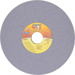 Norton - 8" Diam x 1-1/4" Hole x 1/4" Thick, J Hardness, 60 Grit Surface Grinding Wheel - Aluminum Oxide, Type 1, Medium Grade, 3,600 Max RPM, Vitrified Bond, No Recess - A1 Tooling