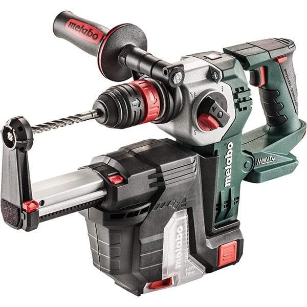 Metabo - 18 Volt 1" SDS-Plus Keyless Chuck Cordless Rotary Hammer - 4500 BPM, 1200 RPM, Reversible, D-Handle - A1 Tooling