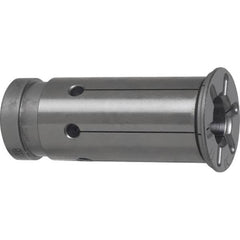 Guhring - 6mm ID x 19.05mm OD, 24mm Head Diam, Slotted Hydraulic Chuck Sleeve - Steel, 50.5mm Length Under Head, Through Coolant - Exact Industrial Supply