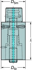 C33910132060A CAPTO ADAPTER - A1 Tooling