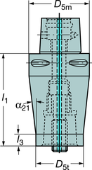 C63910250110A CAPTO ADAPTER - A1 Tooling