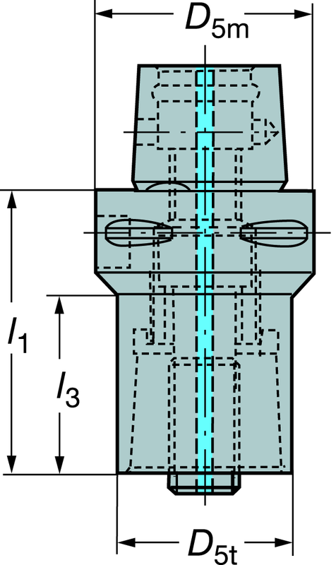 C63910250080A ADAPTER CAPTO - A1 Tooling