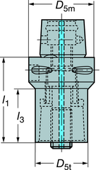 C63910240080A ADAPTER CAPTO - A1 Tooling