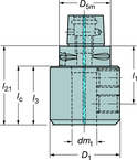 C63912025080 CAPTO ADAPTER - A1 Tooling