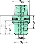 C63912016065 CAPTO ADAPTER - A1 Tooling