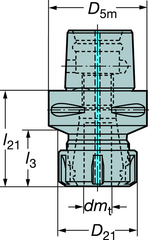 C53911432057 CAPTO ADAPTER - A1 Tooling