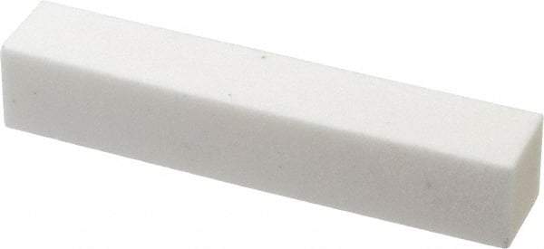 Norton - 80 Grit Aluminum Oxide Square Dressing Stick - 4 x 3/4 x 3/4, Medium Grade, Vitrified Bond - A1 Tooling