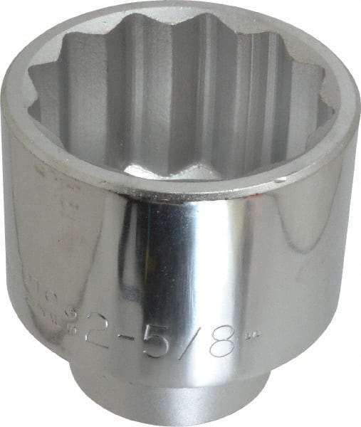 Proto - 2-5/8", 1" Drive, Standard Hand Socket - 12 Points, 4-1/8" OAL - A1 Tooling