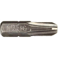 Apex - #3, Insert Phillips Screwdriver Bit - 1/4" Drive, - A1 Tooling