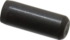 Holo-Krome - 3/16" Diam x 1/2" Pin Length 4000 Alloy Steel Oversized Dowel Pin - Black Luster Finish, C 47-58 & C 60 (Surface) Hardness, 1 Beveled & 1 Rounded End - A1 Tooling