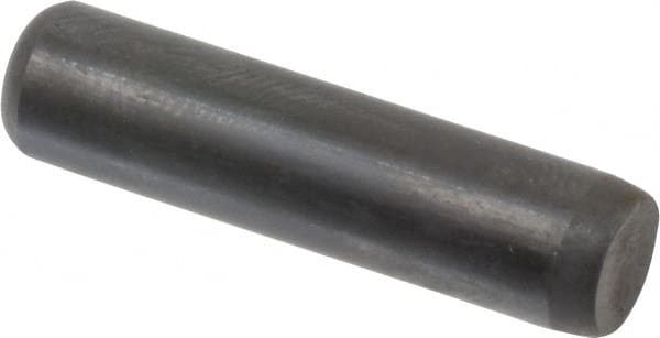 Holo-Krome - 1/4" Diam x 1" Pin Length 4000 Alloy Steel Oversized Dowel Pin - Black Luster Finish, C 47-58 & C 60 (Surface) Hardness, 1 Beveled & 1 Rounded End - A1 Tooling