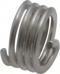 Recoil - #10-32 UNF, 0.19" OAL, Free Running Helical Insert - 4-1/8 Free Coils, Tanged, Stainless Steel, Bright Finish, 1D Insert Length - A1 Tooling