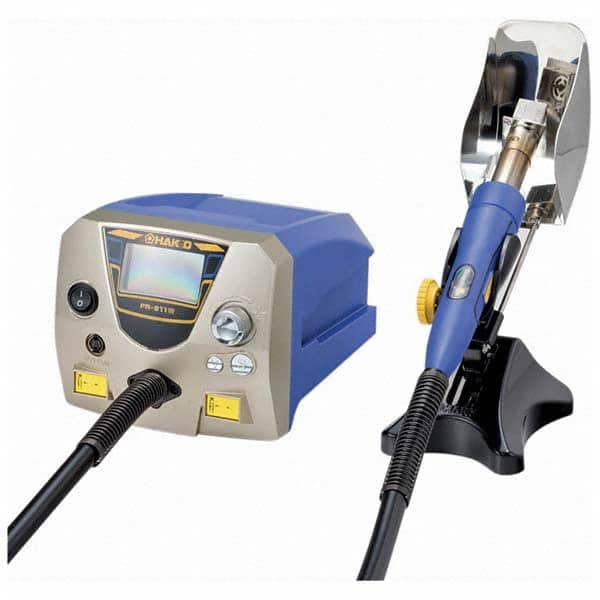 Soldering Stations; Type: Advanced SMD Hot Air Rework System; Rework & Repair; Digital; Minimum Operating Temperature: 120  ™F; 50  ™C; Maximum Operating Temperature: 1120  ™F; 600  ™C; Features: Dual T/C Inputs; Integrated Vacuum Pickup; Automatic Mode;