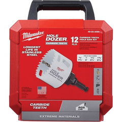 Milwaukee Tool - Hole Saw Kits Minimum Saw Diameter (Inch): 7/8 Maximum Saw Diameter (Inch): 2-1/2 - A1 Tooling