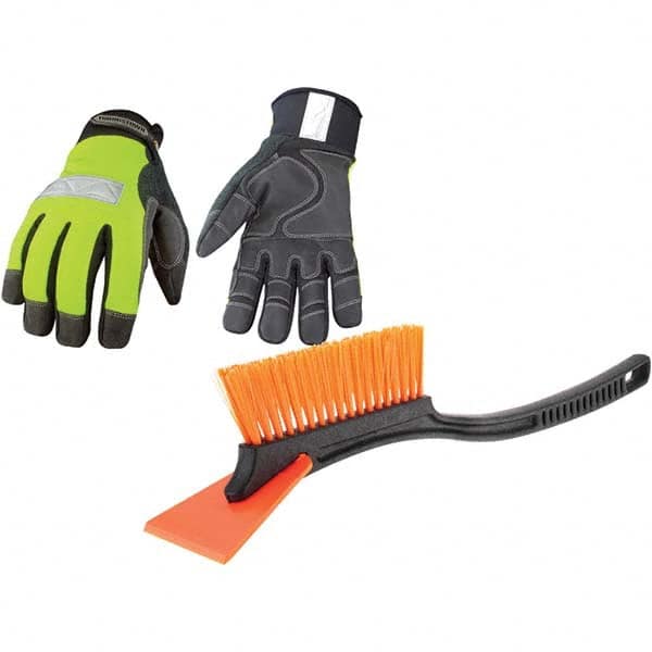 Youngstown - Size XL (10) 3M Scotchlite, Synthetic Leather & Microfleece Windproof & Cold & Heat Protection High Visibility Work Gloves - A1 Tooling