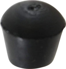 De-Sta-Co - 0.437" Max Diam, 8-32 Thread, Neoprene, Slip On, Round End, Clamp Spindle Assembly Replacement Cap - For 1/4" Diam Standard Spindle, 0.44" OAL, 0.2205" Hole Diam - A1 Tooling