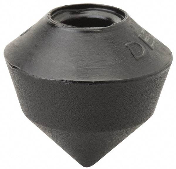 De-Sta-Co - 0.8071" Max Diam, 1/4-2 Thread, Polyurethane, Screw On, Cone Tip, Clamp Spindle Assembly Replacement Cap - For 1/4" Diam Standard Spindle, 3/4" OAL, 3/4" Surface Diam, 1/2" Hole Diam, 0.63" Hole Depth - A1 Tooling