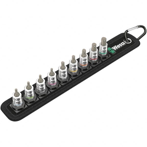 Wera - Hex & Torx Bit Socket Sets Type: Hex Bit Socket Set Drive Size: 1/4 - A1 Tooling