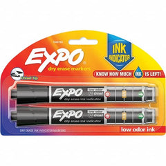 Expo - Dry Erase Markers & Accessories; Display/Marking Boards Accessory Type: Dry Erase Markers ; For Use With: Dry Erase Marker Boards ; Detailed Product Description: Expo Ink Indicator Chisel Tip Dry Erase Marker 2/Pk ; Color: Black - A1 Tooling