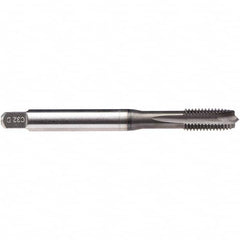 Spiral Point Tap: #4-48, UNF, 2 Flutes, Plug, 3B, GLT-1 Finish 0.433″ Thread Length, 2.2047″ OAL, Right Hand, H2, Series BU20C310