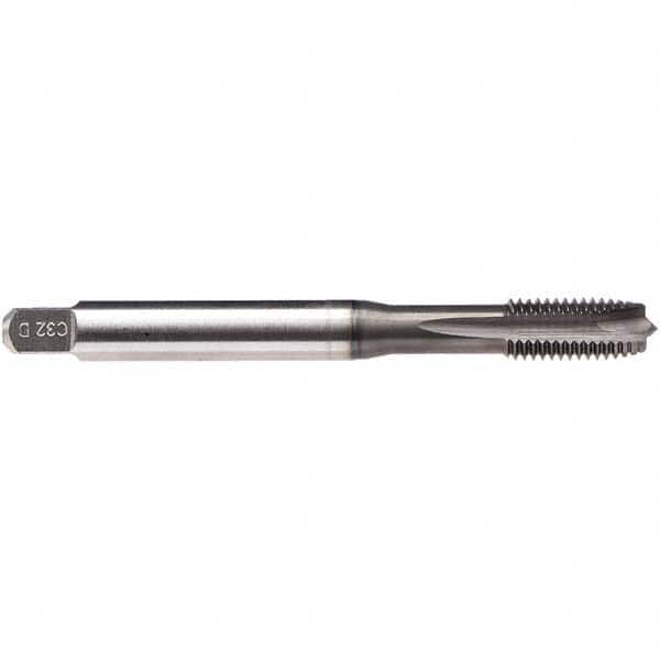 Spiral Point Tap: 5/16-18, UNC, 3 Flutes, Plug, 2B, HSS-E, GLT-1 Finish 3.5433″ OAL, Right Hand, H5, Series BU20C300