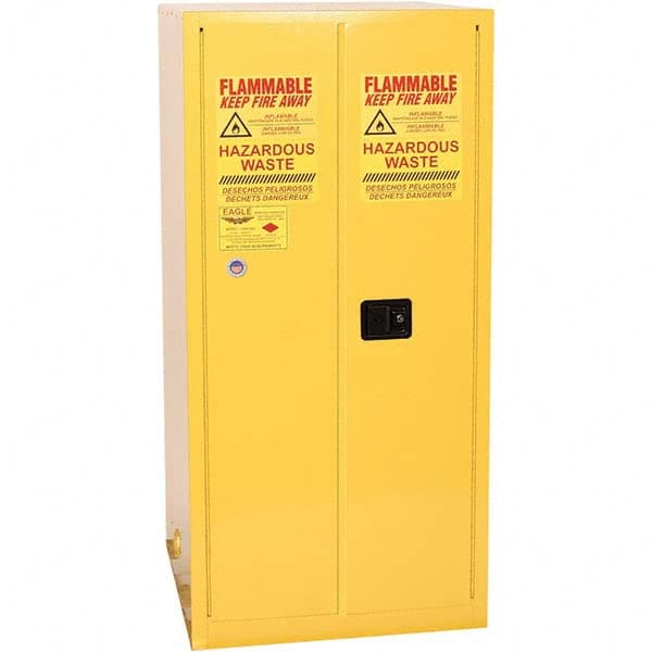 Eagle - Safety Cabinets Hazardous Chemical Type: Corrosive Chemicals Color: Yellow - A1 Tooling